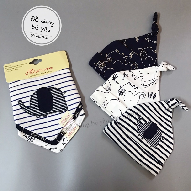 Mũ yếm momcare cho bé 6-12 tháng [ babyboo]