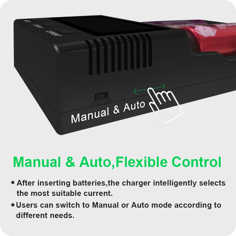 Vapcell S4 PLUS V2 4 khay pin sạc nhanh 12A