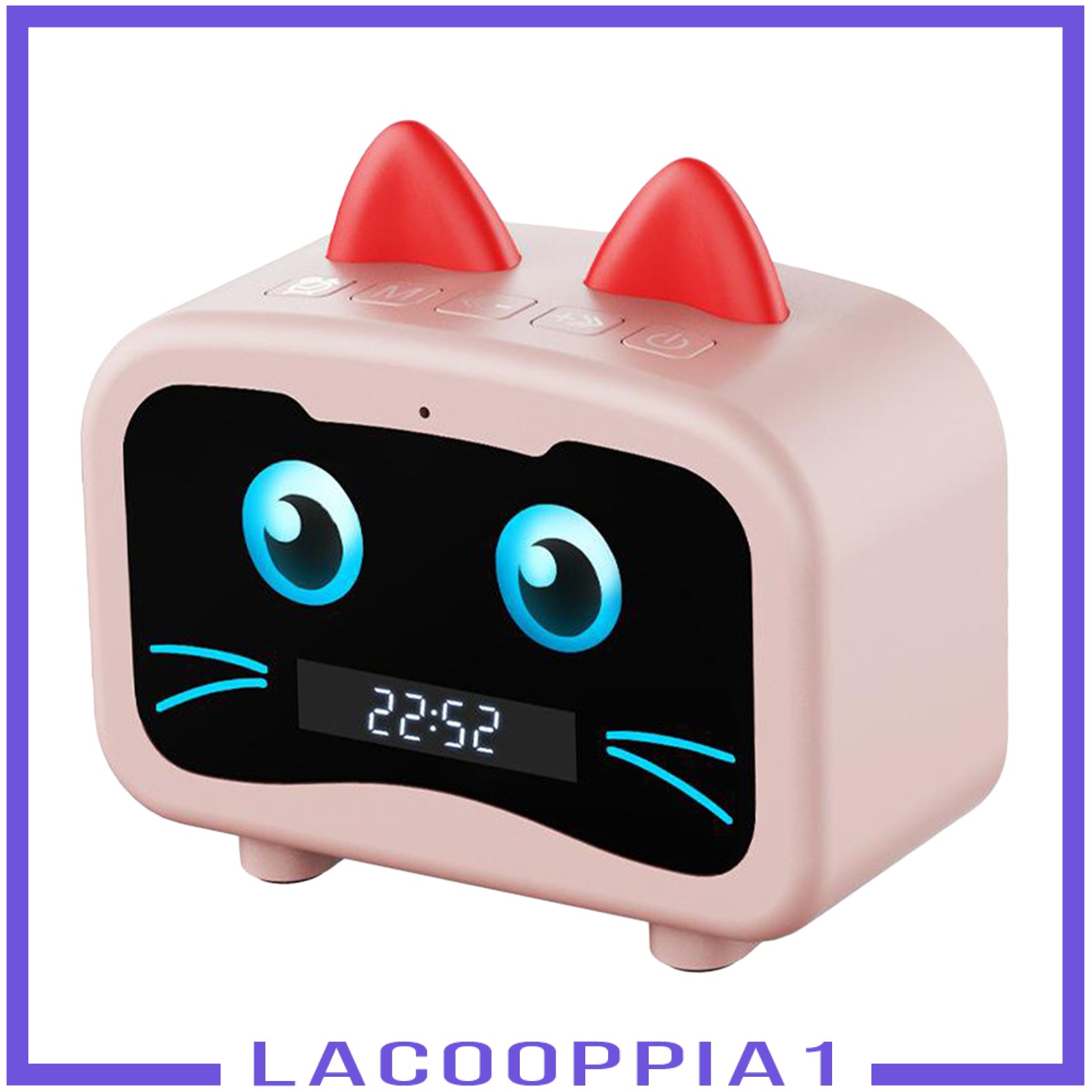 Loa Bluetooth Lapopopia1 Tích Hợp Đồng Hồ Báo Thức Và Phụ Kiện