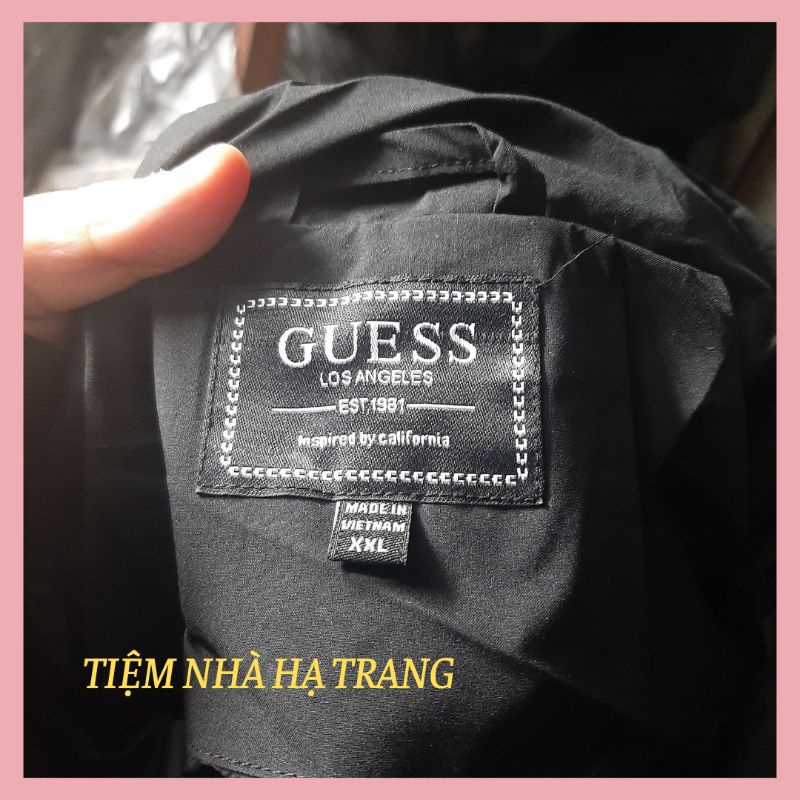 Áo gió nam VNXK, áo khoác gió nam chống nước VNXK không mũ