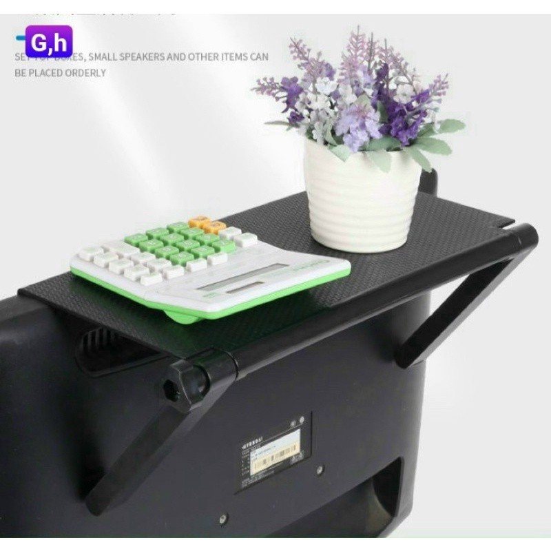Kệ để đồ gác trên màn hình tivi ,máy tính, giá đỡ laptop, wi-fi  lằm bằng chất liệu nhựa cao cấp.