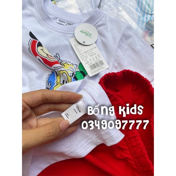 Bộ Hè Bé Trai Mickey&amp;Friends Trắng Đỏ DN