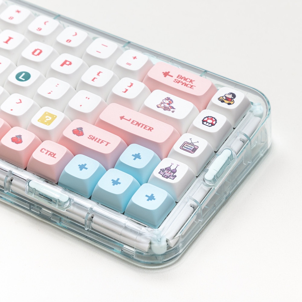 134 Phím Pixel Wars Keycaps XDA Profile Hoạt hình Anime PBT DYE SUB Bàn phím cơ Keycap | BigBuy360 - bigbuy360.vn