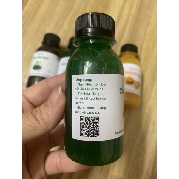mặt nạ tảo sủi bọt thải độc tố cho da đóng chai 100ml