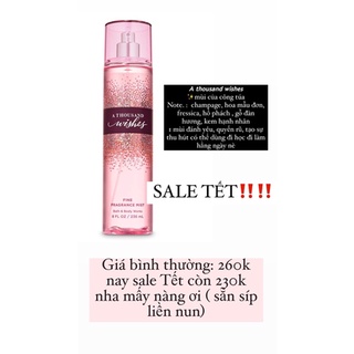 Body Mist A Thousand Wishes