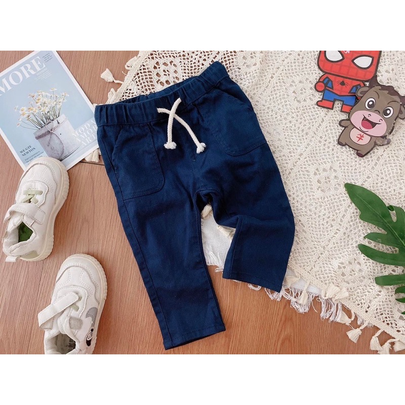 Quần kaki jean cho bé trai sz 4m-3y