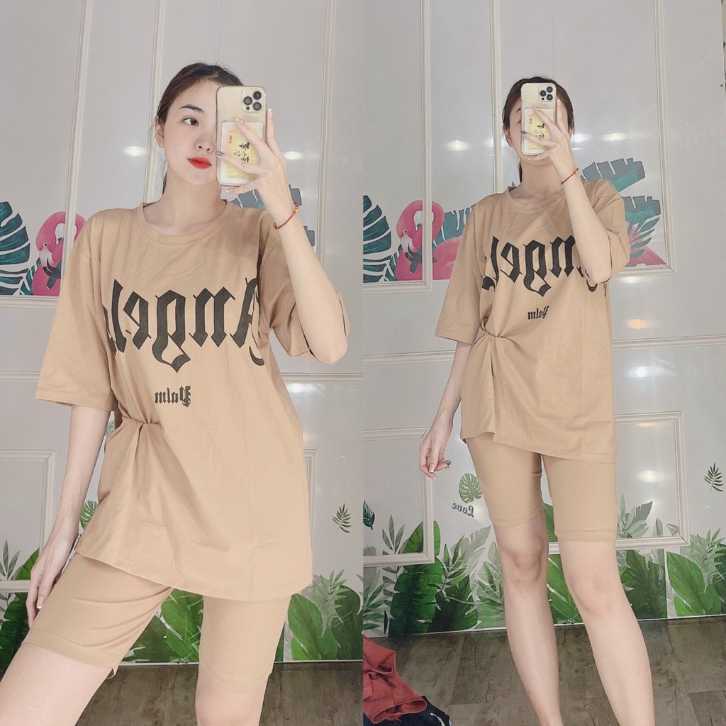 [KÈM ẢNH VIDEO THẬT] [Có bigsize 85kg] Đồ Bộ Cotton Thêu Quần Lửng- Đồ Bộ Nữ Mặc nhà Đẹp