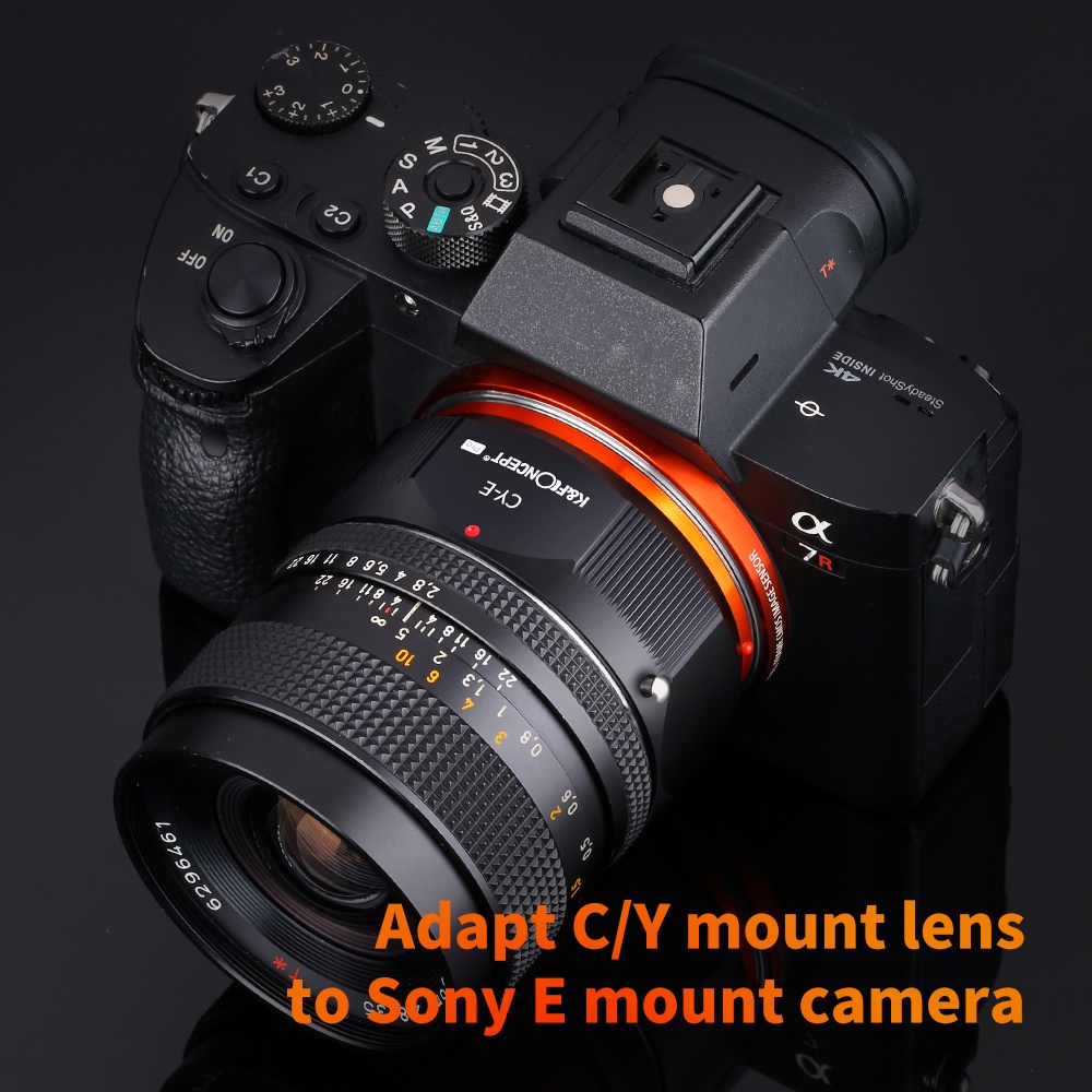 Ngàm Chuyển Đổi Ống Kính Contax Yashica Sang Sony NEX E Camera A6500