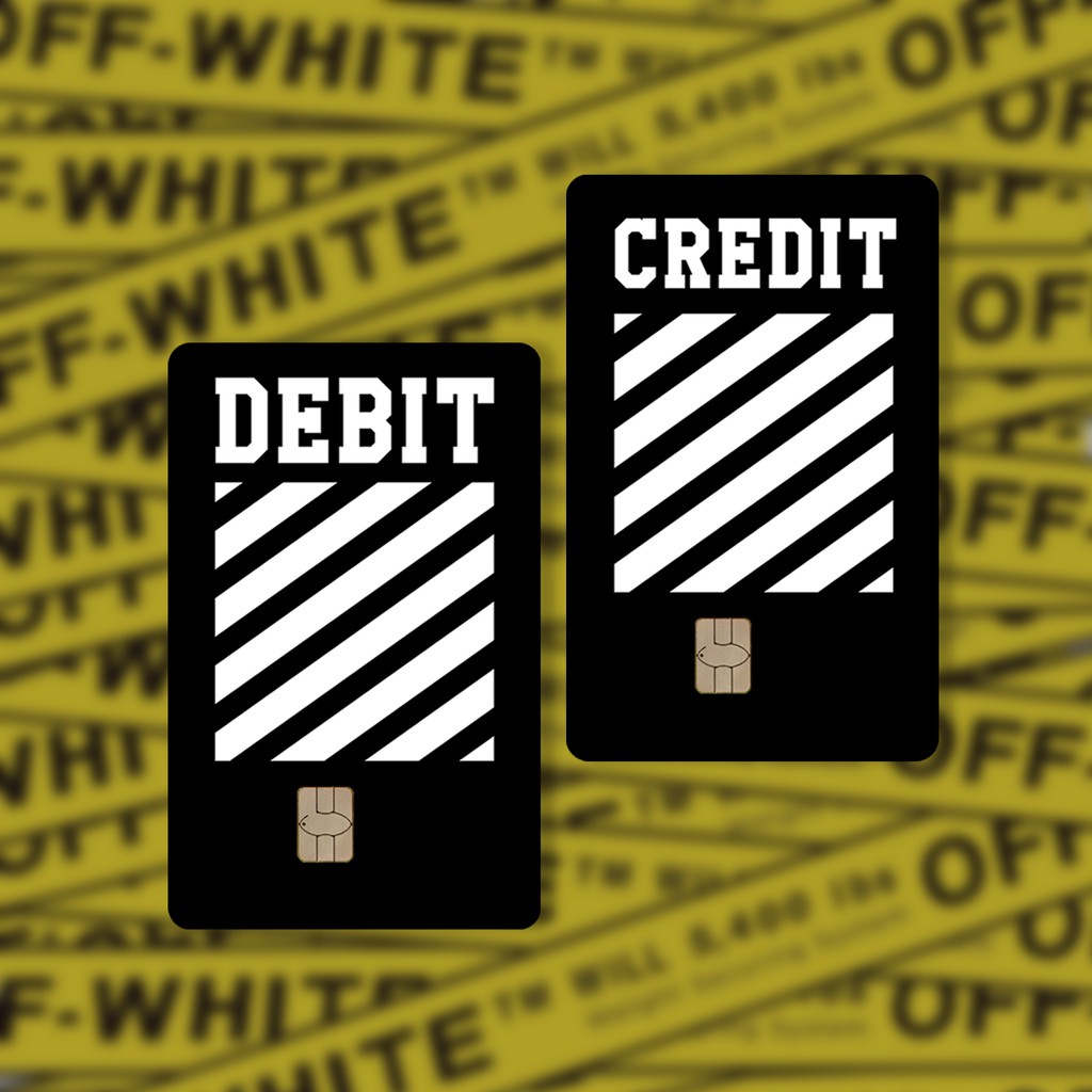 DEBIT / CREDIT | Miếng Dán Skin Thẻ ATM, Thẻ Ngân Hàng, Thẻ Xe, Thẻ Chung Cư ✨ Sticker Card - Skin C