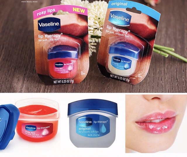 Sáp dưỡng môi Vaseline Rosy Líp Therapy 7g Mỹ