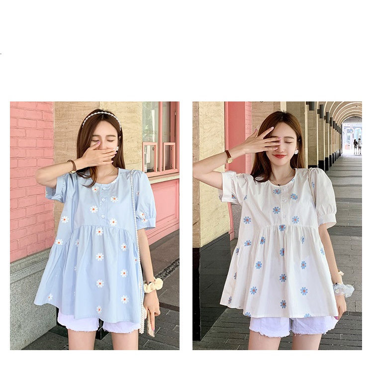 Áo Bầu Xinh Sơ Mi Bầu Xinh Ab191