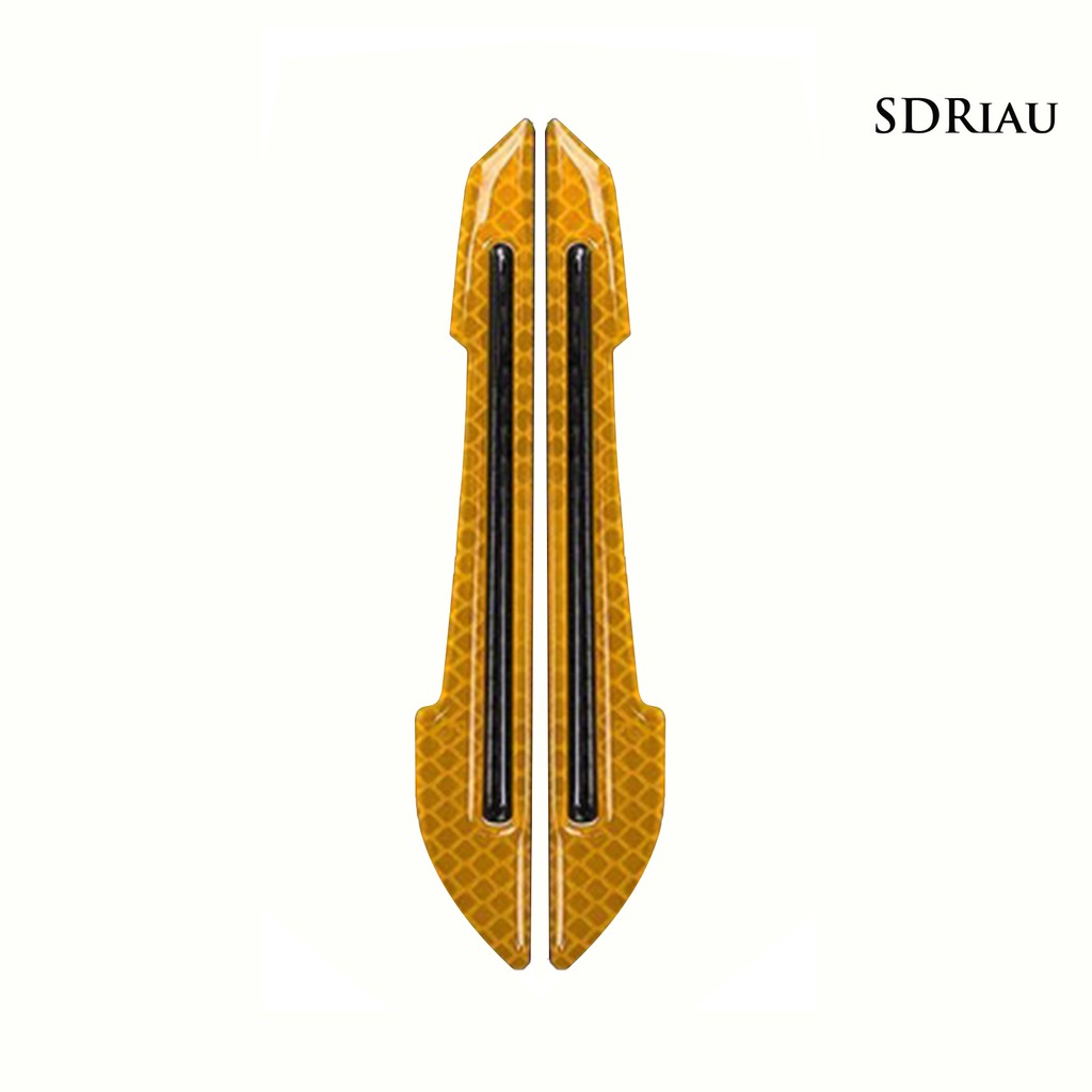 Bộ 2 Miếng Dán Phản Quang Cảnh Báo An Toàn Chống Va Chạm Cho Tay Nắm Cửa Xe Hơi