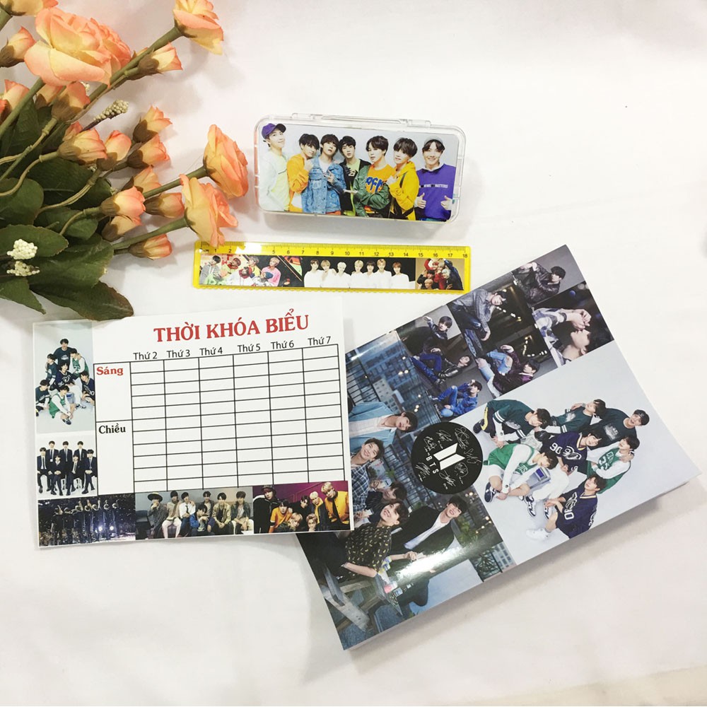 Combo Đồ Dùng Học Tập BTS