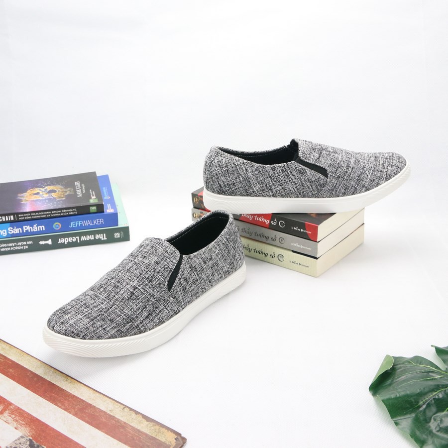 Giày lười nam xám [FREESHIP] HN213 shop Hân Nhi chuyên giày mọi nam giá rẻ | BigBuy360 - bigbuy360.vn