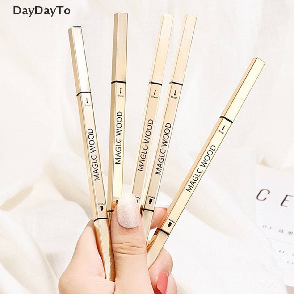Bút Chì Kẻ Lông Mày Daydoyto Hai Đầu Siêu Mịn Chống Thấm Nước 5 Màu Tùy Chọn