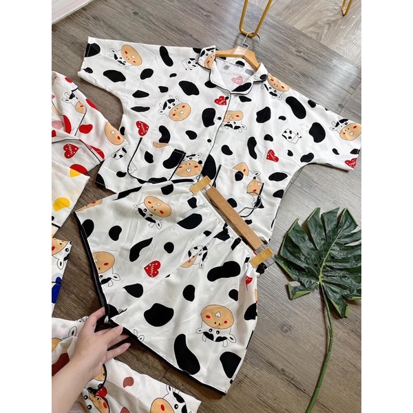 Set đồ bộ mặc nhà đùi tay ngắn