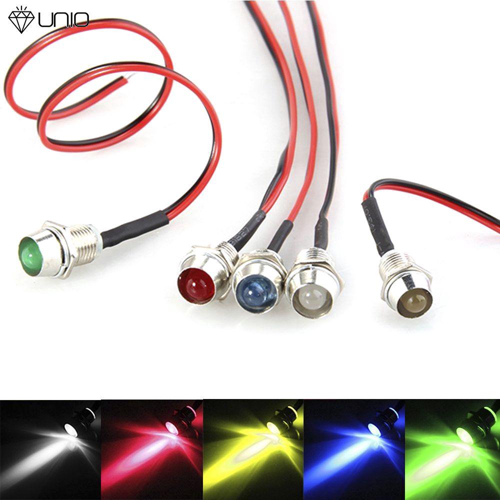 Bóng đèn LED unio 5mm 12V DC siêu sáng tiện dụng chất lượng cao