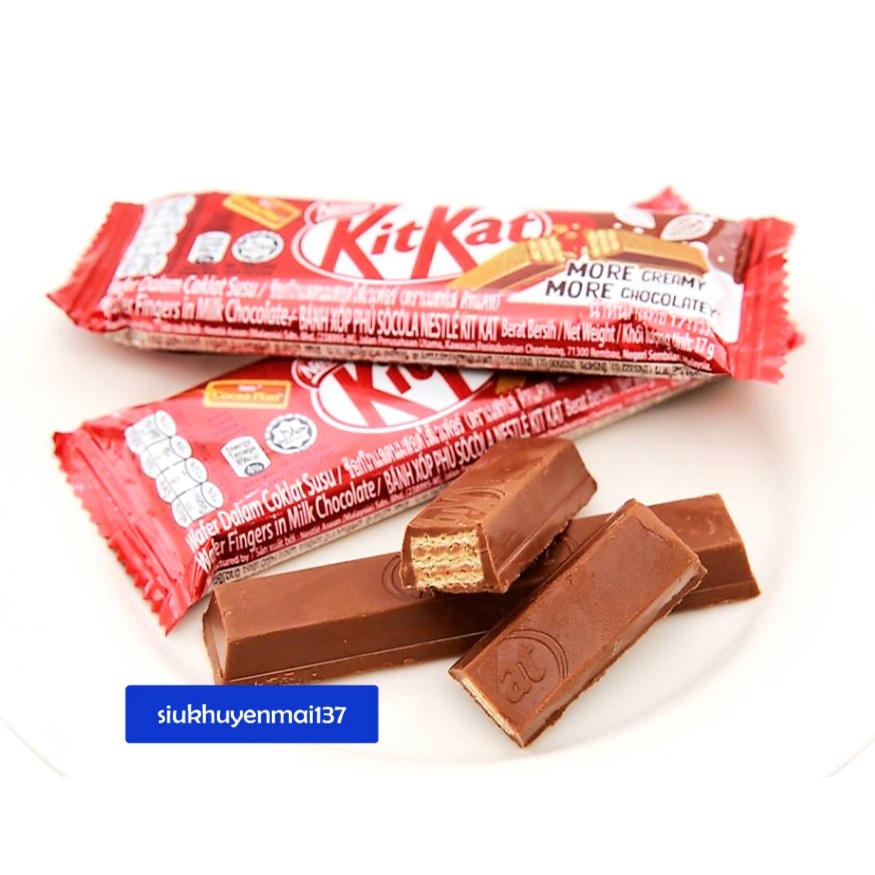 bánh xốp phủ SoCoLa KitKat 102g ( 6 thanh).12/2023