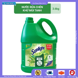 [ GIÁ SẬP SÀN ] Nước rửa chén Sunlight Matcha Trà Nhật chai 3.6kg (MỚI)