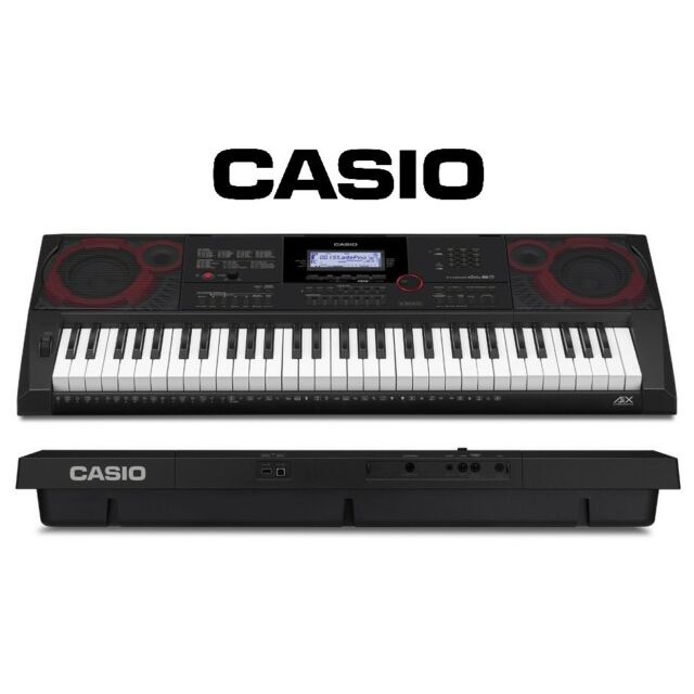 (Chính hãng Casio) Đàn phím học tập CASIO CT-X3000 Màu Đen - Đỏ