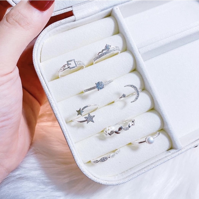 Nhẫn nữ Bạc ta sáng bóng , sang chảnh , giá rẻ - Vàng Bạc Khải Khải