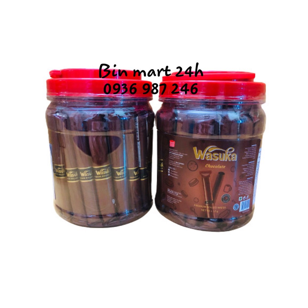 Bánh Ống Quế Wasuka Hương Socola Hủ 50 Cái