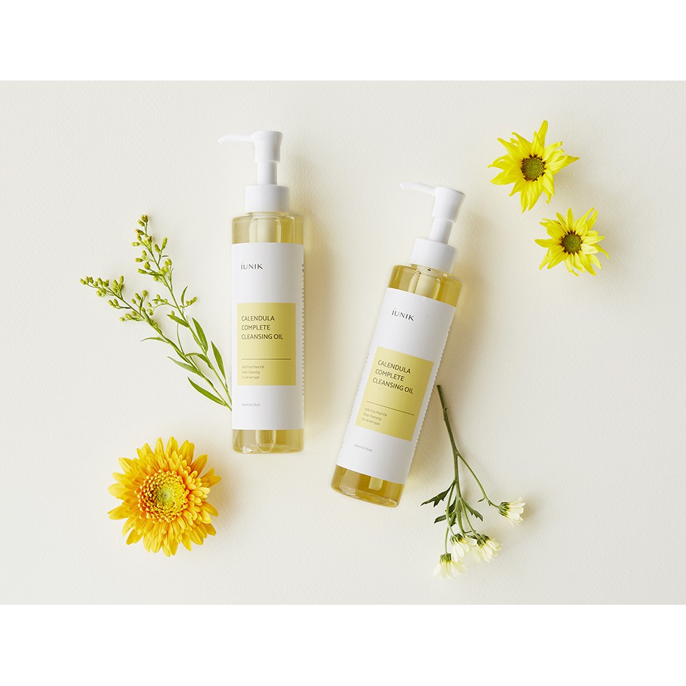 Dầu Tẩy Trang Hoàn Chỉnh Calendula 200ml Hiệu iunik