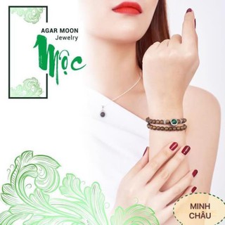 (SALE) Vòng Tay Trầm Hương Cho Nữ Mix Cùng Đá Ngũ Sắc Hợp Từng Mệnh 57 hạt (hạt 6mm)