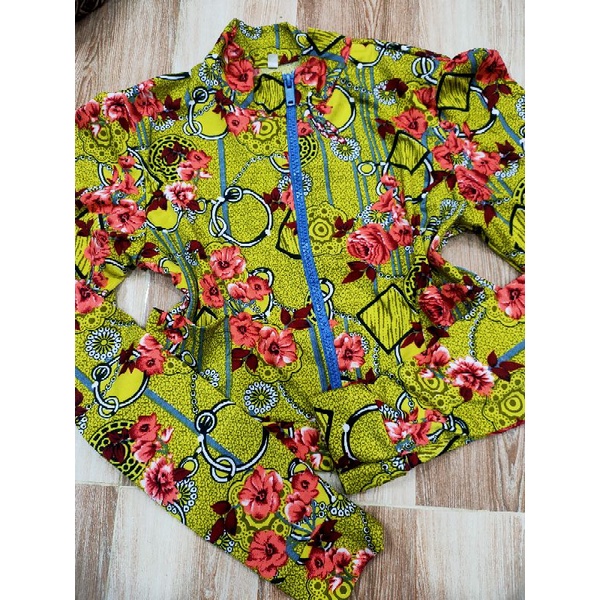 Áo khoác lửng có khoá kéo thun aty đẹp