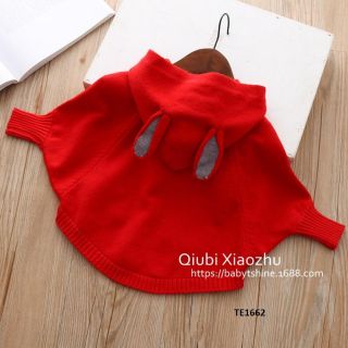 Áo khoác len cho bé gái mềm mịn