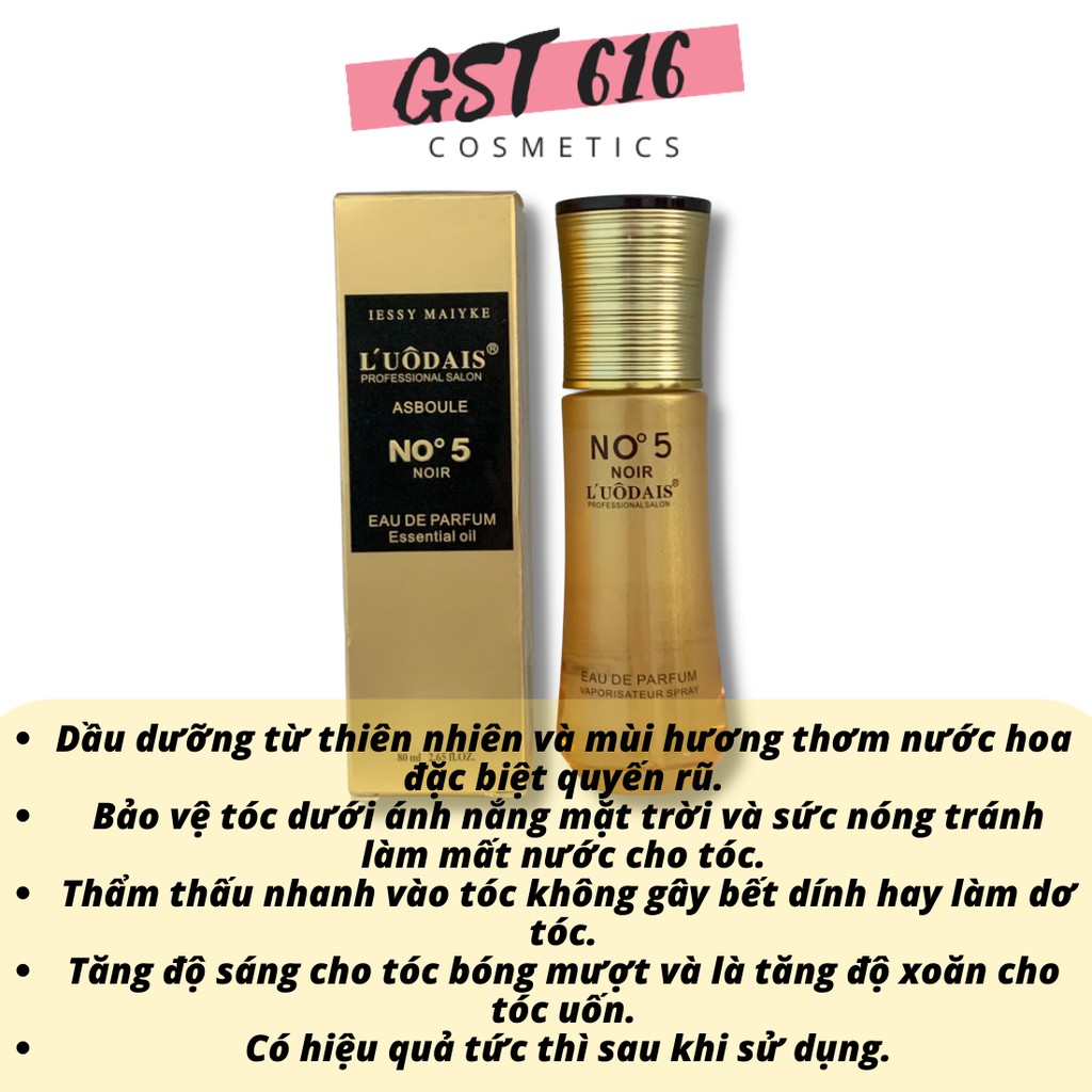 Tinh dầu dưỡng tóc L'UÔDAIS NO5 80ml chuẩn hàng công ty chính hãng