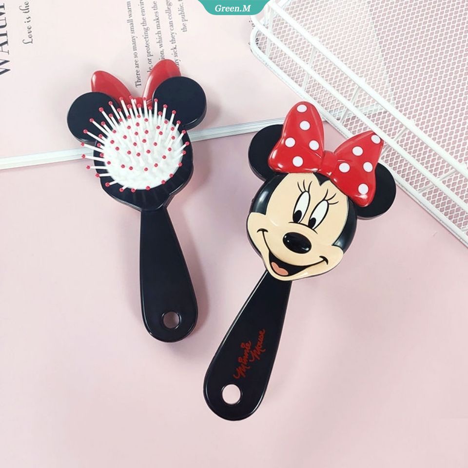 DISNEY Lược Chải Tóc Hình Chuột Mickey Minnie 3D Ngộ Nghĩnh Dành Cho Bé Gái
