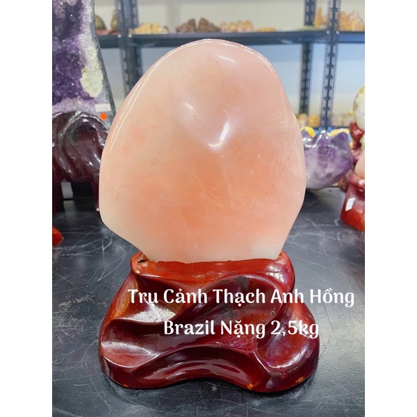 Trụ Đá Cảnh Hồng Phong Thuỷ - Đá Trang Trí