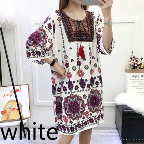 Váy nữ kiểu dáng vintage phong cách boho thời trang cá tính