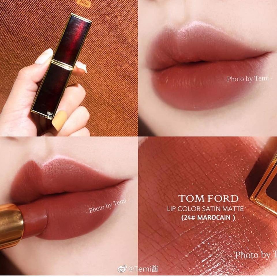 Son Thỏi Tom Ford Lip Color Satin Matte  Bunny Beauty hàng đủ bill