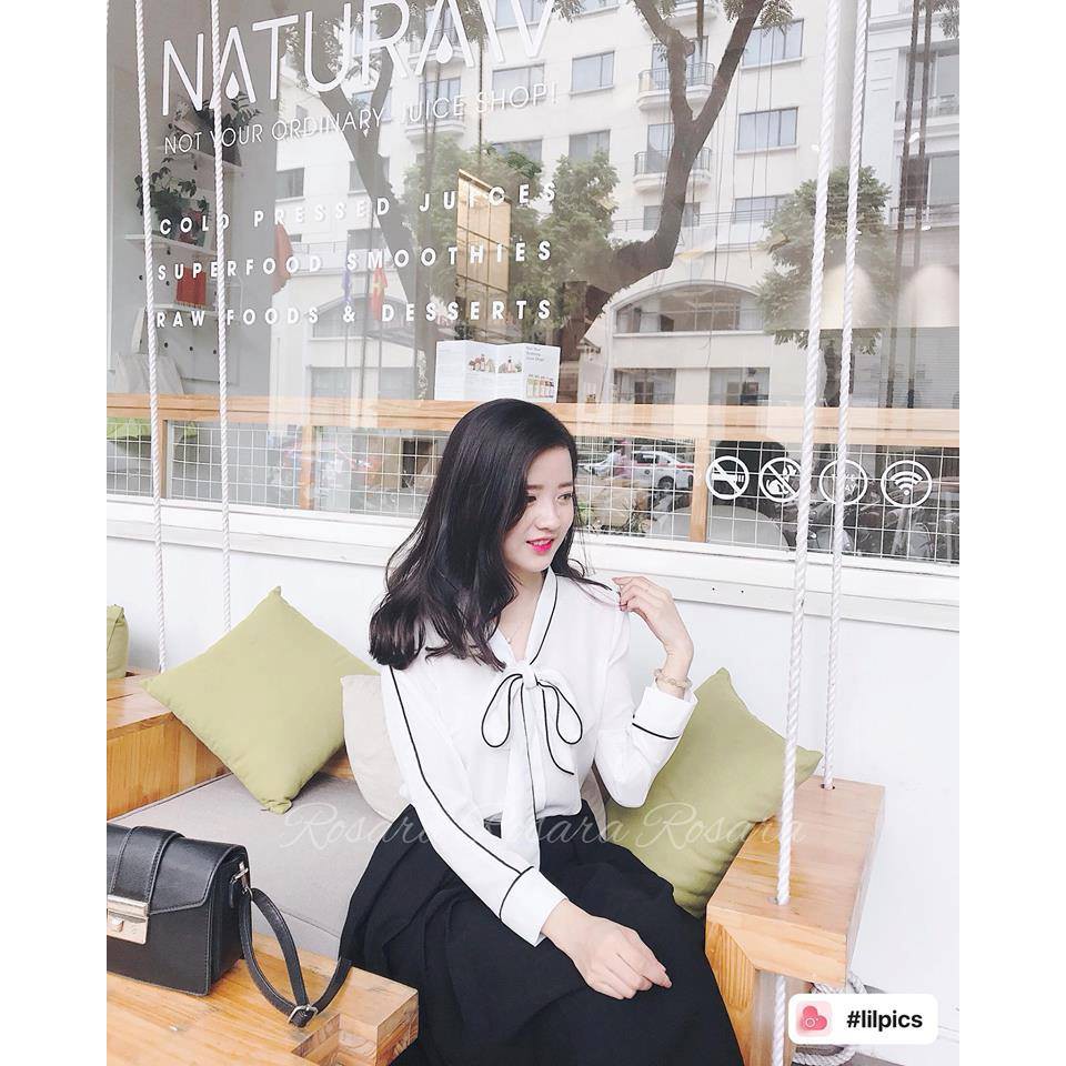 Chân váy midi dài xếp ly nữ công sở ROSARA GG03 | BigBuy360 - bigbuy360.vn