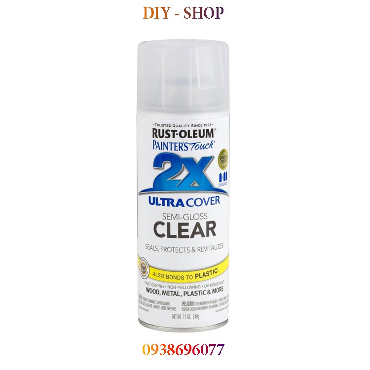 Sơn xịt mờ màu Trong - 2X Ultra Cover Clear Spray ( Sơn phủ làm mờ cao cấp đến từ Mỹ )