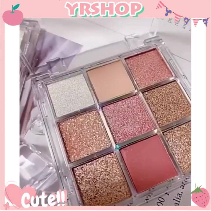 Phấn mắt nội địa trung bảng phấn mắt nhũ trang điểm phấn mắt 9 ô DANA | BigBuy360 - bigbuy360.vn