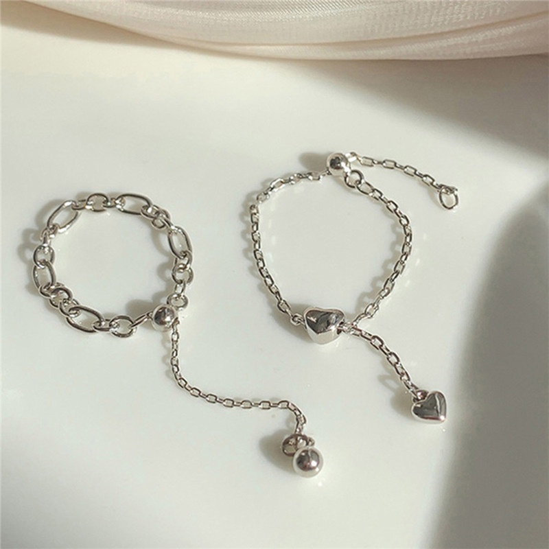 Arin Nhẫn Thả Dây Xích Nhỏ Tối Giản Cá Tính Có Thể Điều Chỉnh Cho Nữ