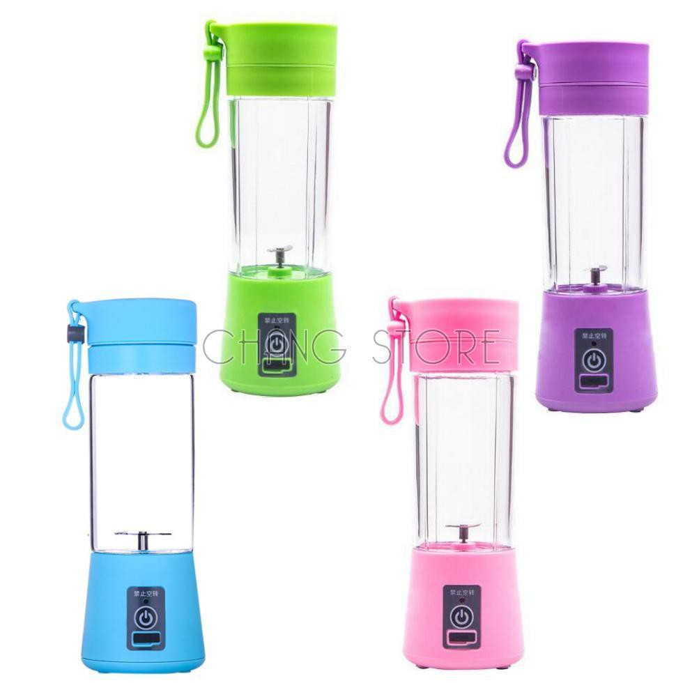 Máy Xay Sinh Tố, Máy Ép Trái Cây Juice Cup 2 Cốc Kèm Sạc USB Đa Năng