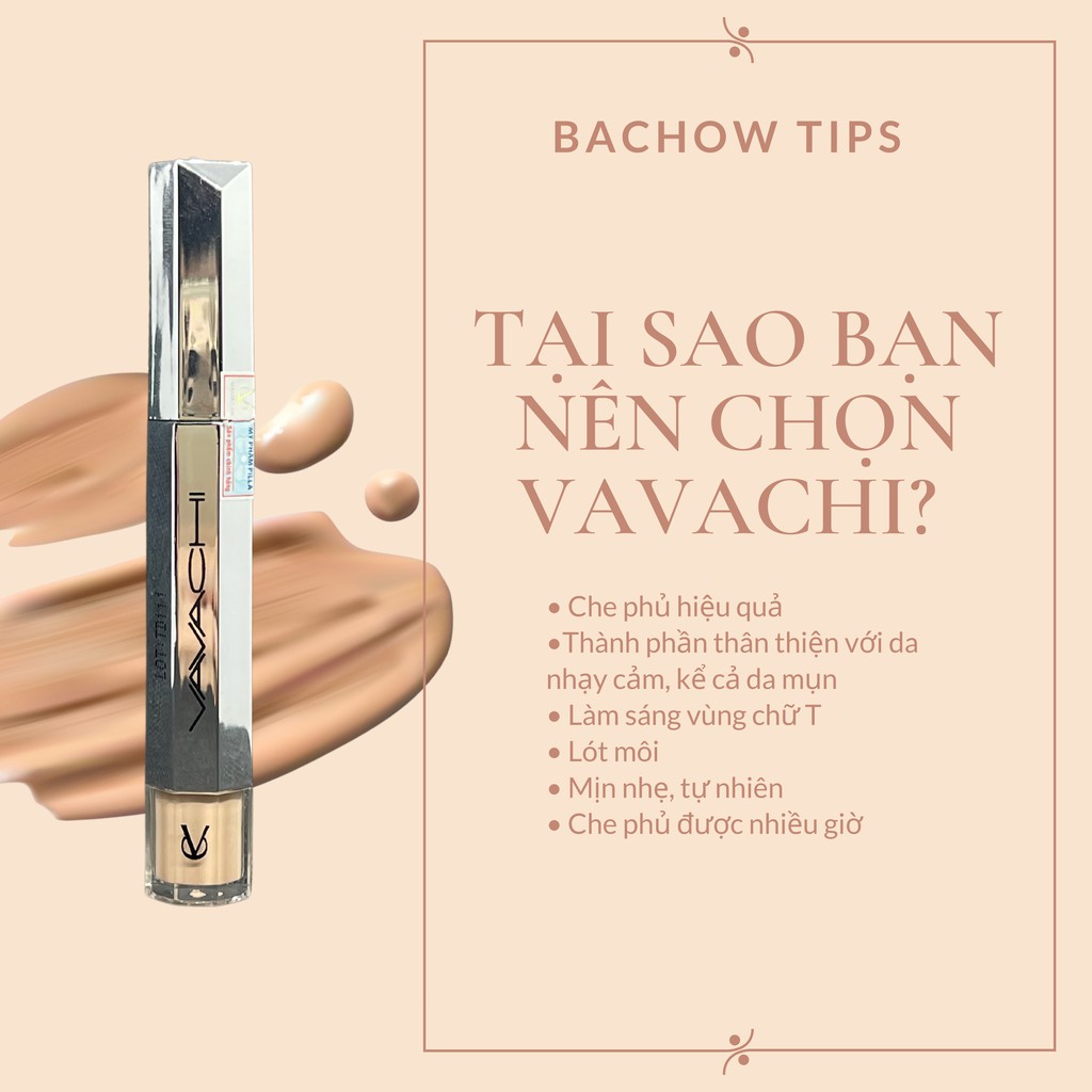 Kem che khuyết điểm cao cấp Vavachi - phiên bản nâng cấp độ che phủ cao hơn, lâu trôi và kháng nước | BigBuy360 - bigbuy360.vn