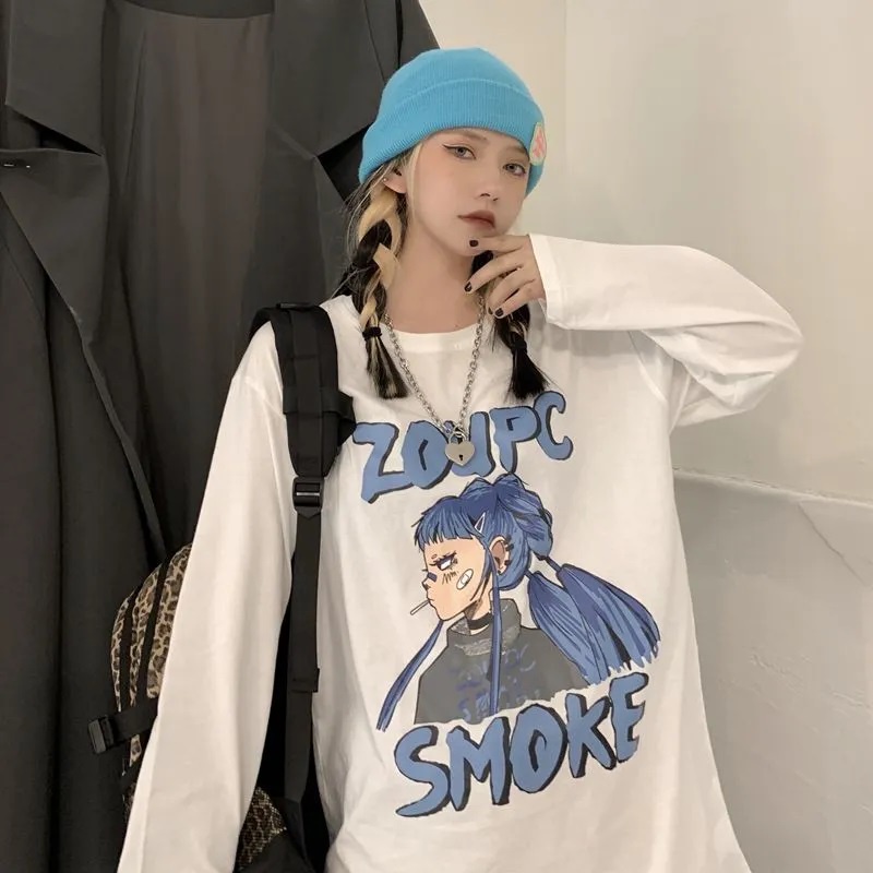 Áo thun tay dài Zoupc , Áo sweater ulzzang Tiger.86 LS61