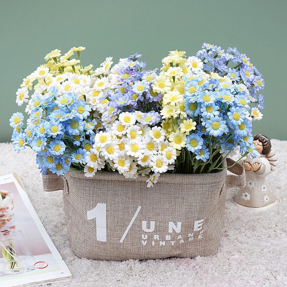 CONOPERY Bó Hoa Cúc Giả 60 Bông Sáng Tạo Để Bàn Trang Trí Tiệc