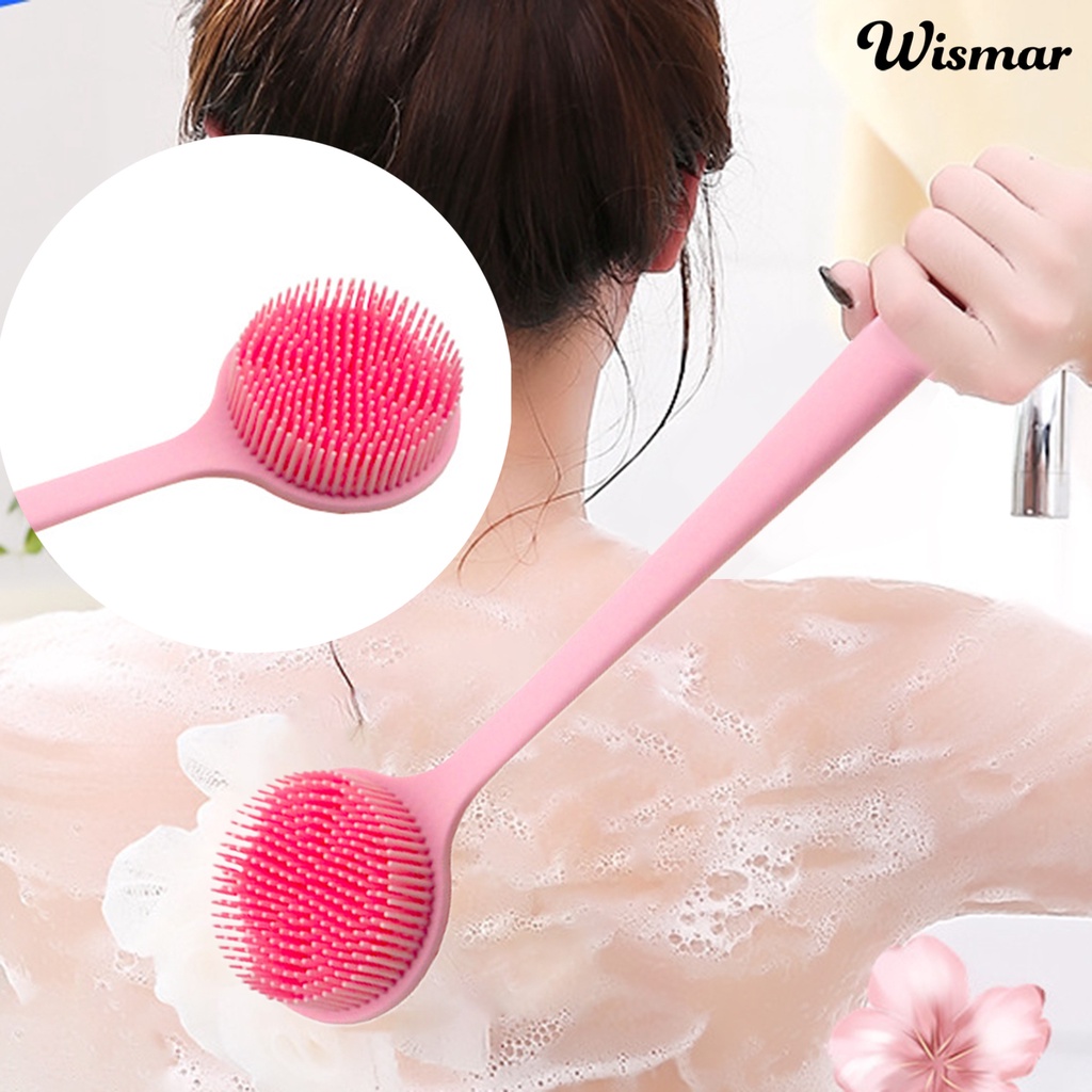 Bàn chải silicone chà lưng mát xa đa năng dễ sử dụng khi tắm