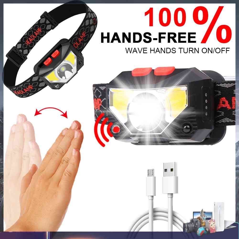 Đèn Pin Đội Đầu Siêu Sáng 1000mAh XPG + COB