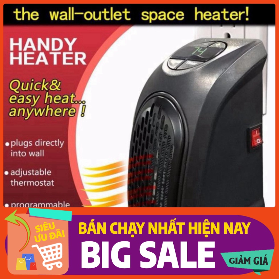 [FREE SHIP] 💥[FREESHIP+ CÓ VIDEO]💥 Quạt sưởi có hẹn giờ Handy Heater Hàng Chính Hãng💥BẢO HÀNH 12 THÁNG💥SIÊU HOT💥