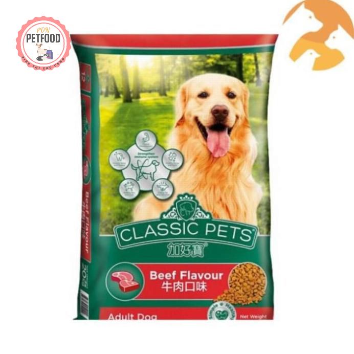 Classic pet thức ăn hạt cho chó hương vị thịt bò [400 g]