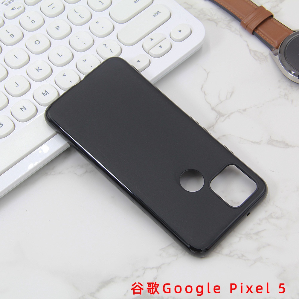 [Loại Tốt-Ảnh Thật] Ốp lưng Google Pixel 5 Dẻo Đen Nhám Mịn
