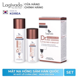 Mặt nạ hồng sâm se khít lỗ chân lông và trị mụn đầu đen Lagivado