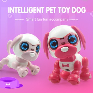 Chó robot thông minh có đèn LED , phát nhạc và âm thanh